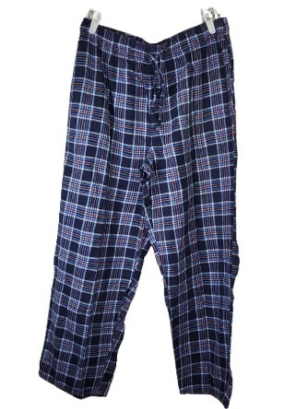 Fruit Of The Loom Men's Blue Plaid Lounge Pants Sz Med